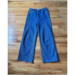 Tory Burch High-Waisted Wide Leg Jeans | Size 27 4 | Blue Denim Y2K